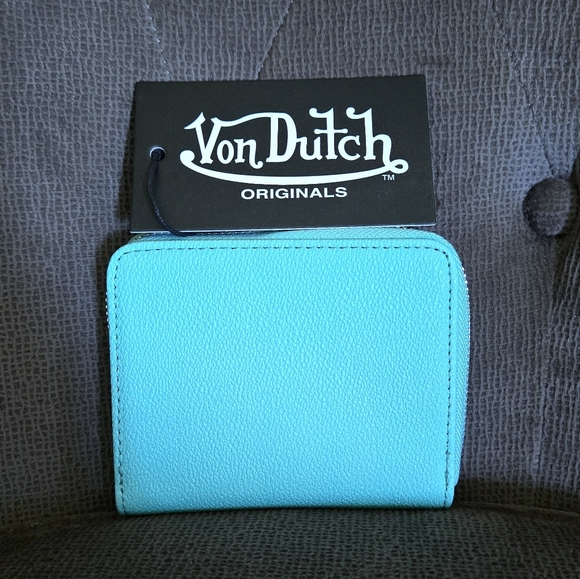Von Dutch Turquoise🩵 Bifold✌️ Wallet - NWT - Picture 3 of 13